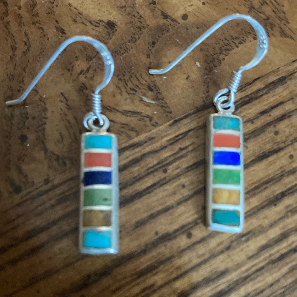 Sterling Drop Earrings
